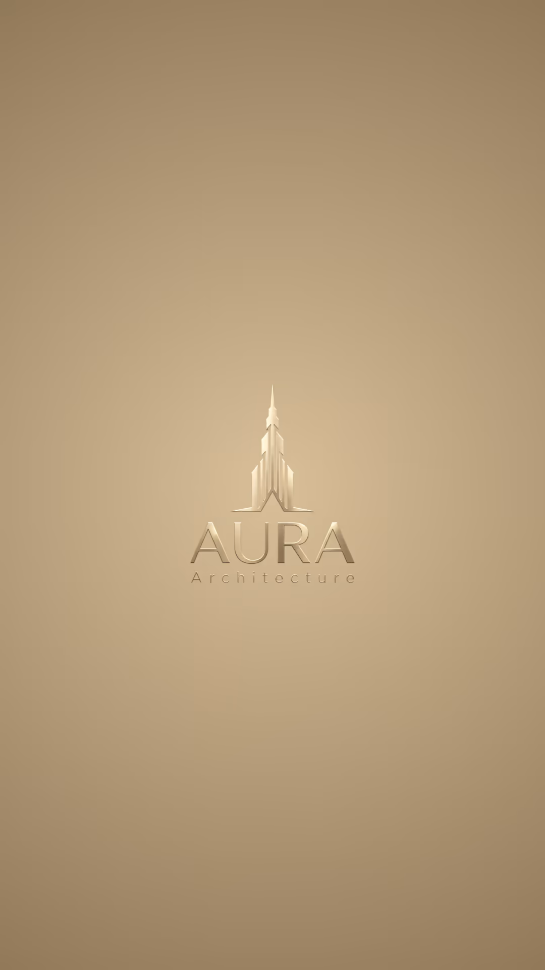 Capa do case Aura Architecture com fotografia de fachada