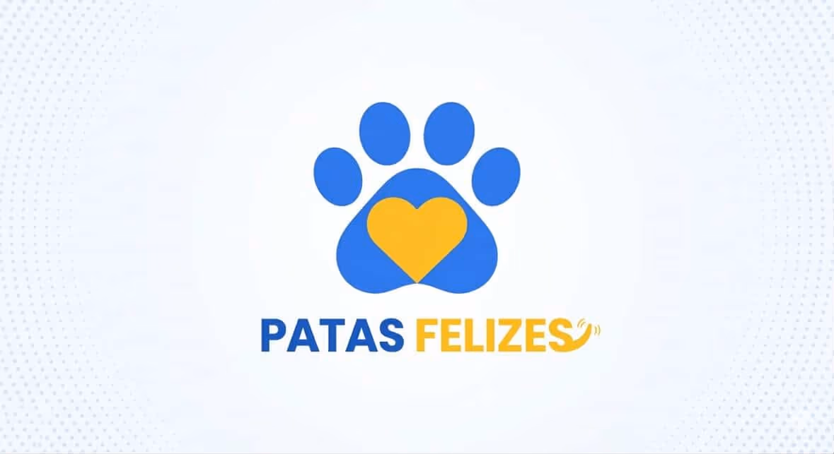 Tela inicial da plataforma Pata Feliz com agendamento de serviços para pets